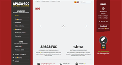 Desktop Screenshot of apagafoc.com